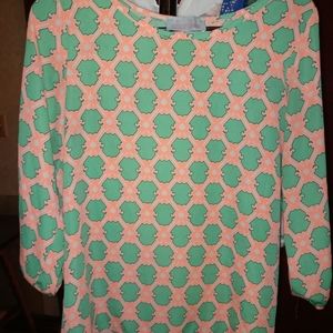 Super cute and bright top size small